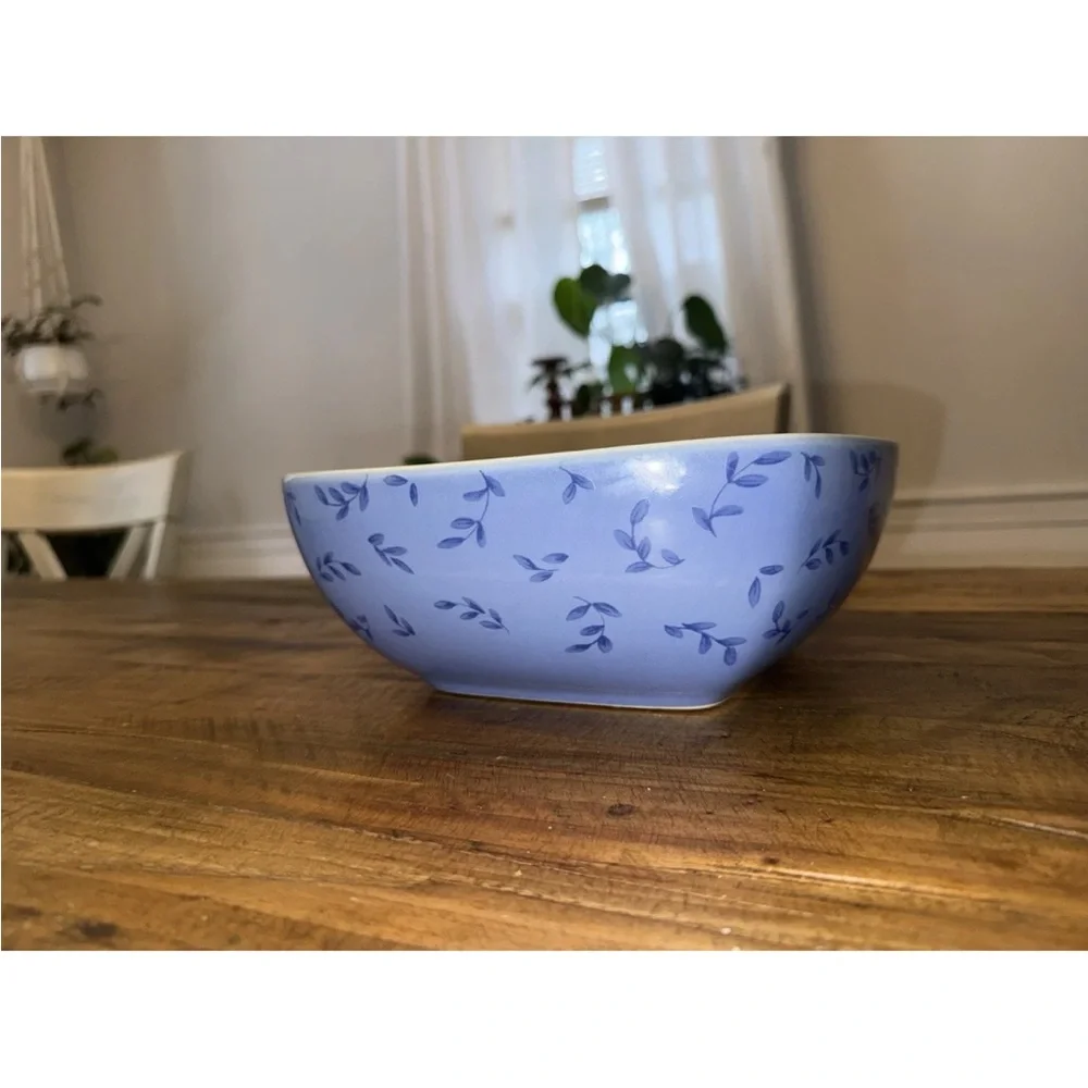 Pfaltzgraff Summer Breeze Salad Vegetable Serving Bowl-Square vintage
